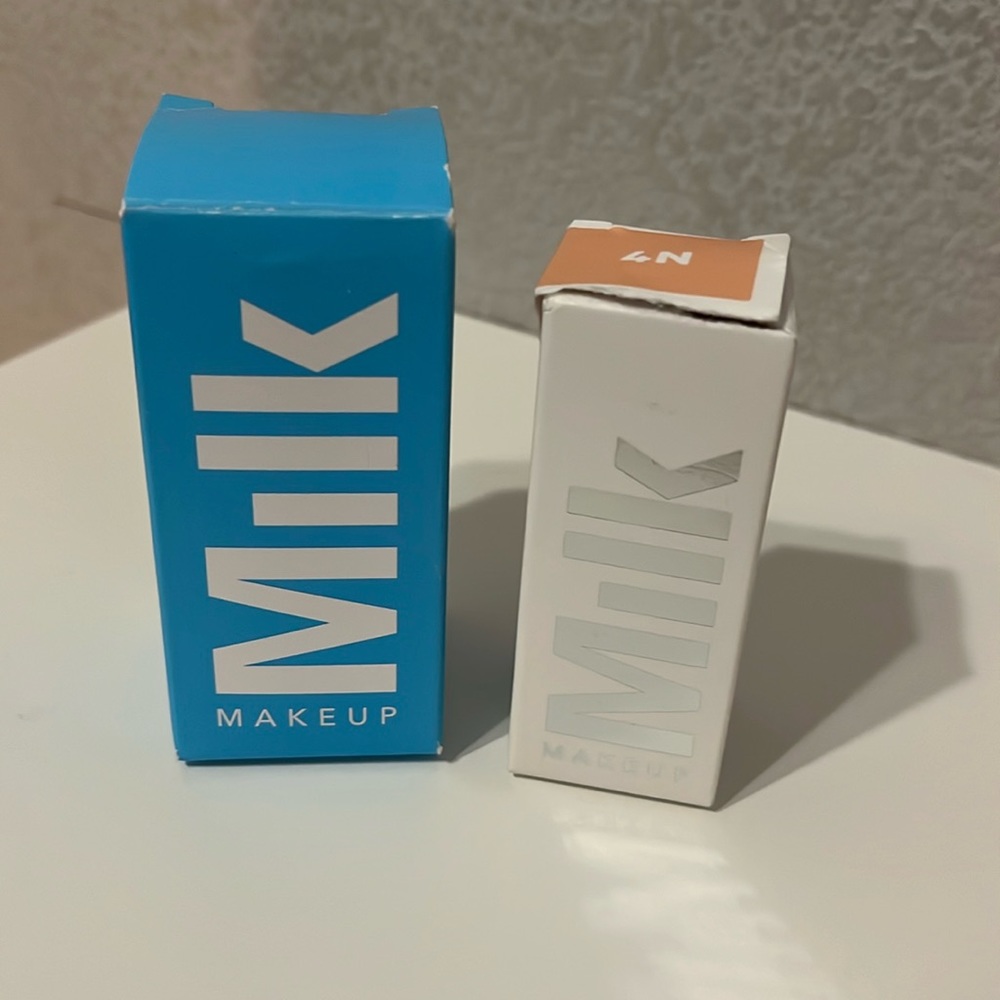Milk makeup serum stick and concealer BOXES